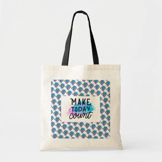 Tote Bag Motivation moderne élégante Meilleur Message popul (Devant)
