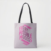 Tote Bag Motivation Séche | Gains Marginaux | (Devant)