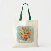 Tote Bag Motivation Word Cactus (Devant)