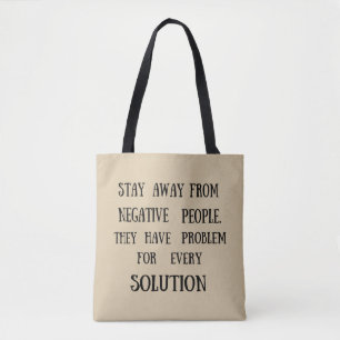 Tote Bag Motivational cite des paroles de vie amusantes