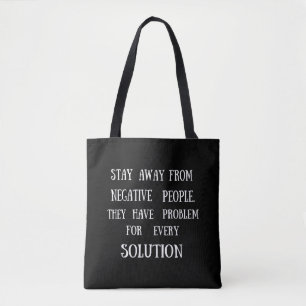 Tote Bag Motivational cite des paroles de vie amusantes