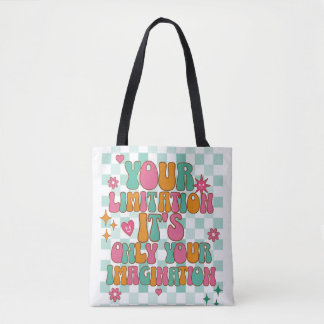 Tote Bag Motivationnel, Inspirant, Bonne Vibration
