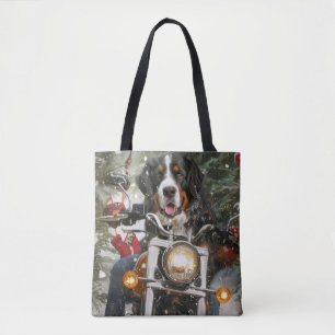 Tote Bag Moto de Noël de montagne suisse plus grande