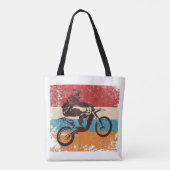 Tote Bag Motocross Enduro motocross rétro Off Road (Dos)