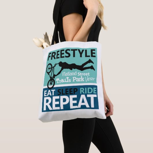Tote Bag Motocross Freestyle (De près)