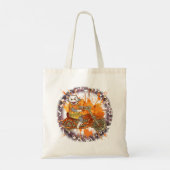 Tote Bag Motocyclette de singe de choc (Dos)