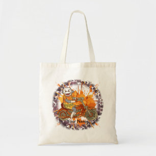 Tote Bag Motocycliste Singe Chaussette
