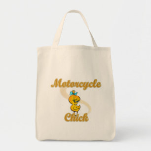 Tote Bag Motorcycle Chick