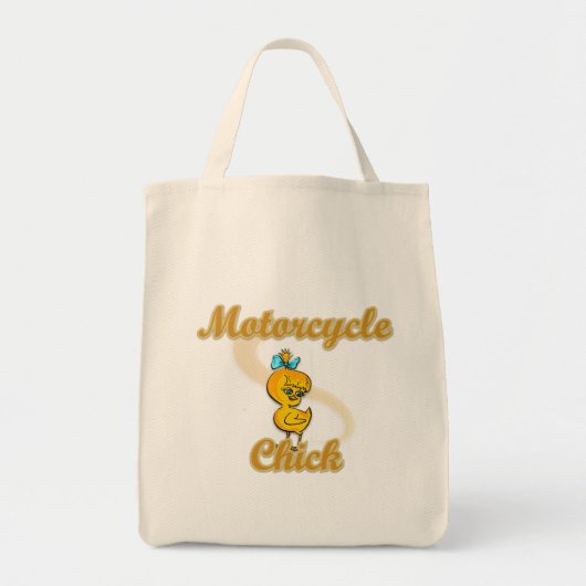 Tote Bag Motorcycle Chick (Devant)
