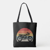 Tote Bag Motorcycle vintage (Dos)