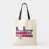 Tote Bag Mots...Cancer du Sein (Dos)