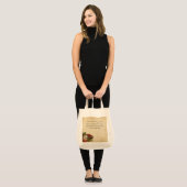 Tote Bag Mots de l'écrivain (Devant (modèle))