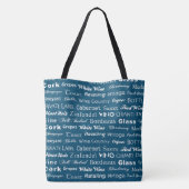 TOTE BAG MOTS DE VIN (Dos)
