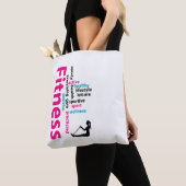 Tote Bag Mots fitness (De près)