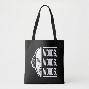 Tote Bag Mots Mots Mots Mots Mots Shakespeare Citer Thespia
