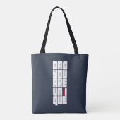 Tote Bag Mots Papa Tu Es Unique (Dos)