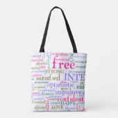 Tote Bag Mots stimulants (Dos)