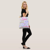 Tote Bag Mots stimulants (Sur le modèle)