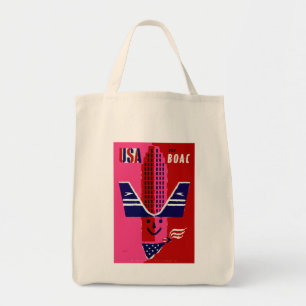 Tote Bag Mouche BOAC de ~ des Etats-Unis