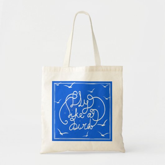Tote Bag Mouche comme un oiseau (Devant)