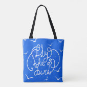 Tote Bag Mouche comme un oiseau (Dos)