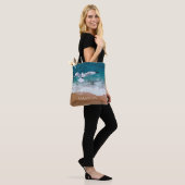 Tote Bag Mouette au-dessus de la mer (Sur le modèle)