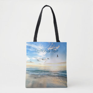 Tote Bag Mouettes de plage du matin