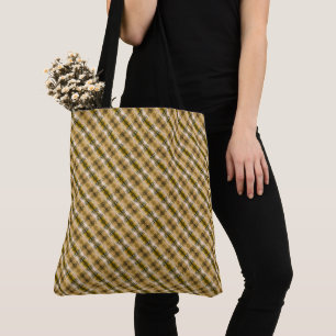 Tote Bag Mouettes vintage en motif diagonal en vol