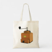 Tote Bag Moulin à café à l'ancienne (Dos)