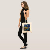 Tote Bag Moulin à vent la nuit 4 (Devant (modèle))