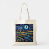 Tote Bag Moulin à vent la nuit 4 (Dos)