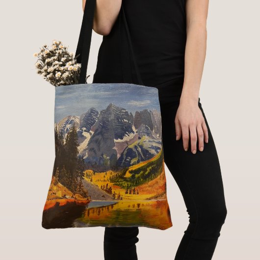 Tote Bag Mountain Lake, Par Gary Poling (De près)
