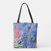 Tote Bag "Mountain Lupines" Fourre-tout à l'épaule (Dos)