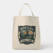Tote Bag « Mourir dans le Montana » (Dos)