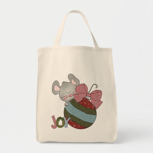 Tote Bag Mouse Joy T-shirts et cadeaux de vacances (Devant)