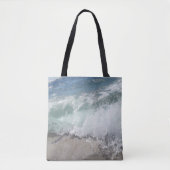 Tote Bag Mousse marine Vague océanique (Devant)