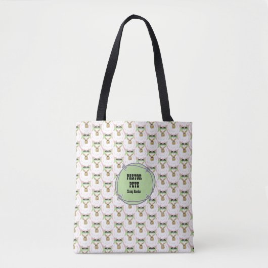 Tote Bag Mouton blanc souple (Devant)