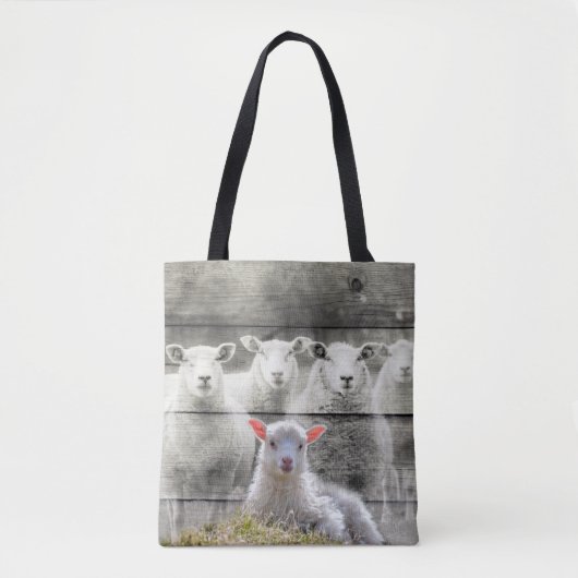 Tote Bag Mouton d'agneau de bébé (Devant)