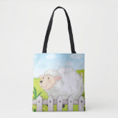 Tote Bag Mouton souriant (Devant)