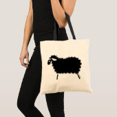 Tote Bag Moutons noirs (Devant (produit))
