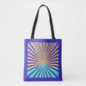 Tote Bag Mouvement radiant pointillé (Devant)