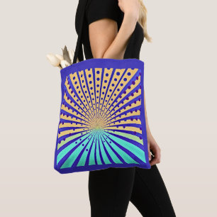 Tote Bag Mouvement radiant pointillé