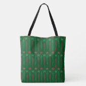 Tote Bag Moyenne Icicles Épaule verte Fourre-tout (2 Taille (Dos)