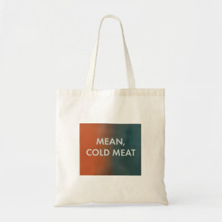 Tote Bag Moyenne, Viande froide - Uniquement les meurtres d