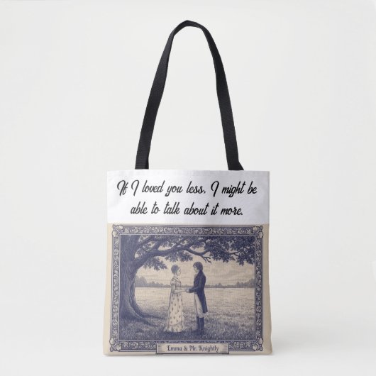 Tote Bag Mr. Knightley's declaration (Devant)