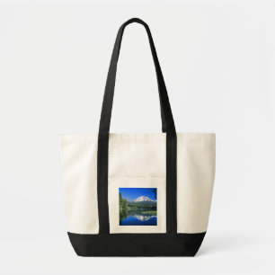 Tote Bag Mt. Lassen rises above Manzanita Lake