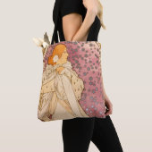 Tote Bag Mucha Art nouveau femme beauté (De près)