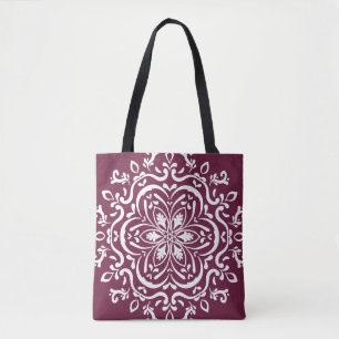 Tote Bag Mulberry Mandala