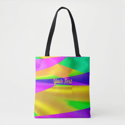 Tote Bag MultiColor Joy Conception géométrique Abstraite (Devant)