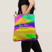 Tote Bag MultiColor Joy Conception géométrique Abstraite (De près)